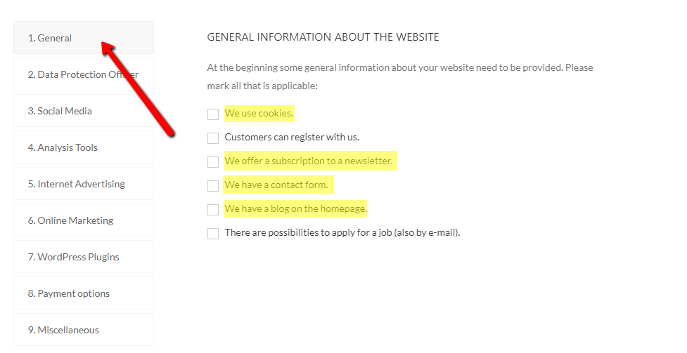 GDPR compliance