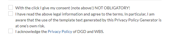 disclaimer